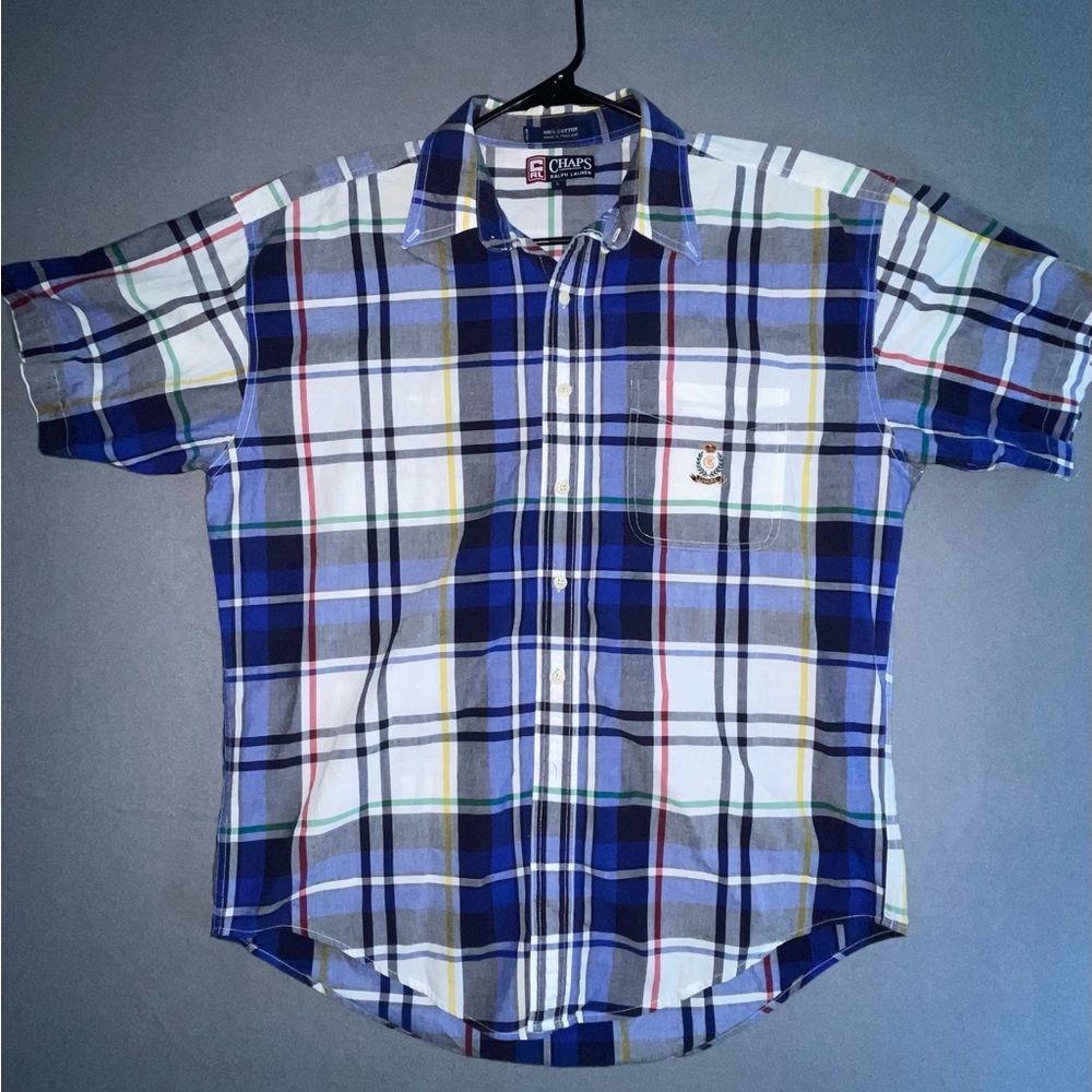 Vintage Chaps Ralph Lauren button down plaid shirt